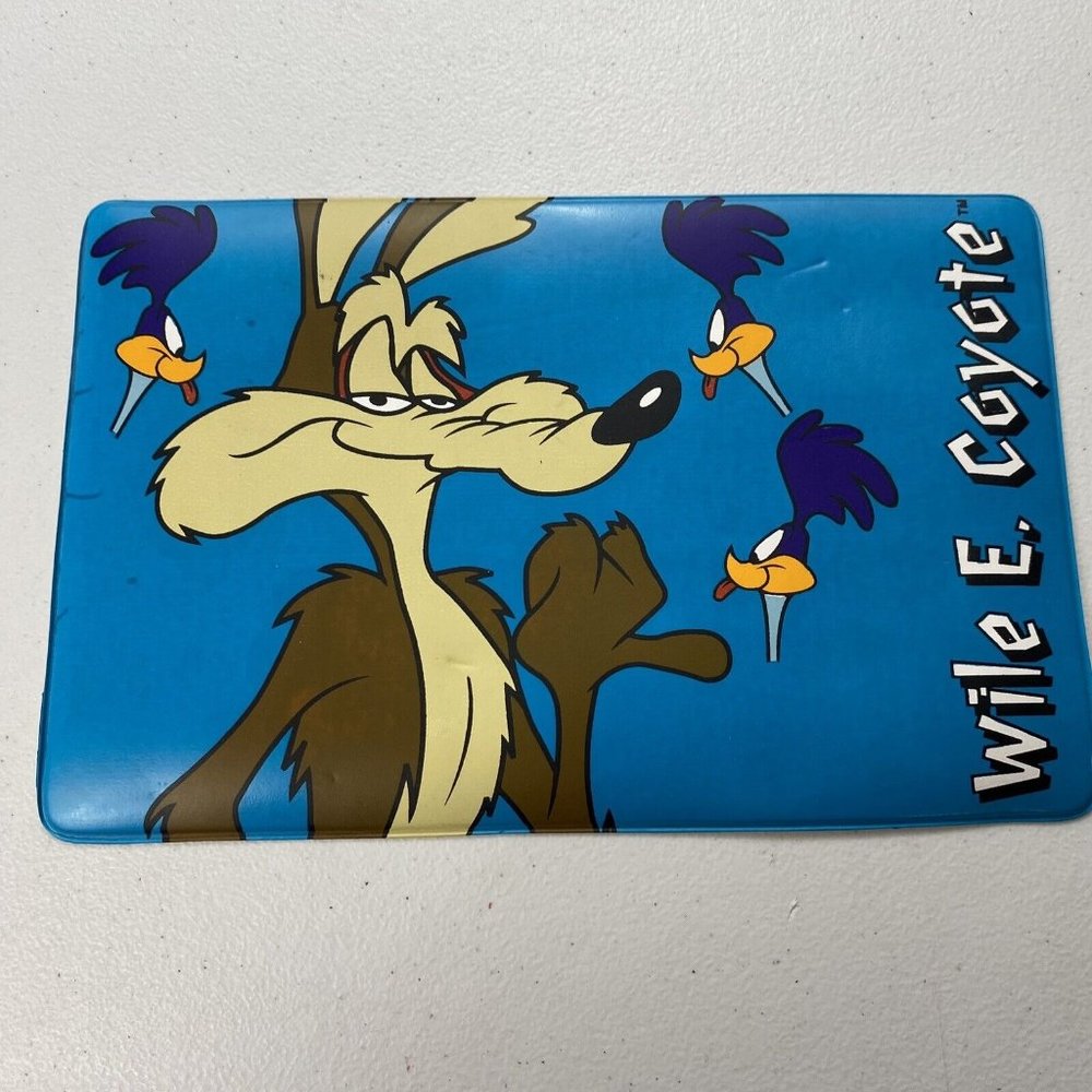 Vintage 1992 Looney Tunes Wile E Coyote MSC Mouse Pad